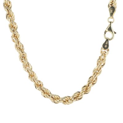 Semi Solid Rope Chain 10kt YG 11.4gr 5mm 26" CH000583