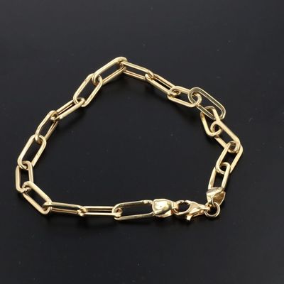 Paper Clip Bracelet 10kt YG 2.6gr 7" BR000429