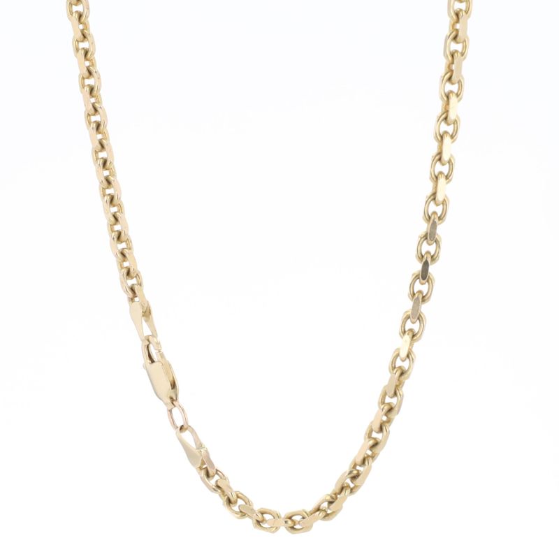 Hermes Link Chain 10kt YG 20.2gr 3mm 26" CH000590