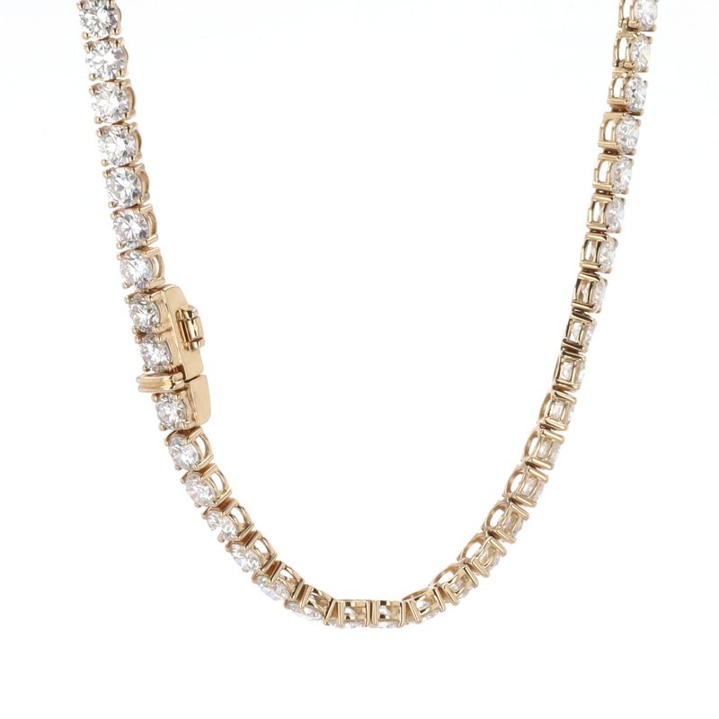 Tennis Chain 14kt YG 22.38gr 22" Lab 22.58cttw CH000593
