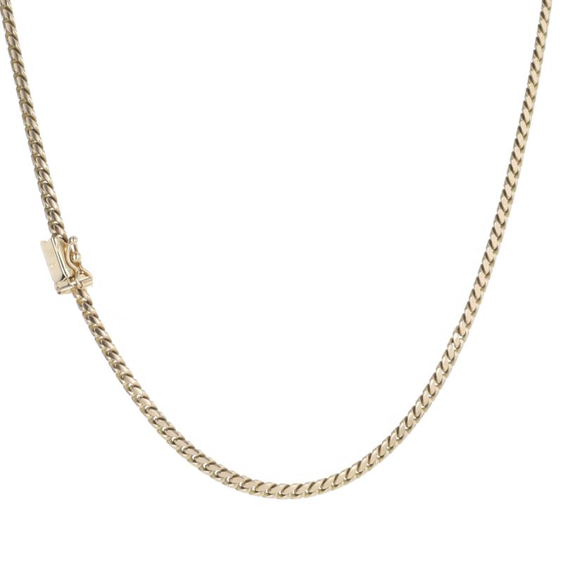 Cuban Link Chain 10kt YG 33.6gr 3.9mm 28" CH000588