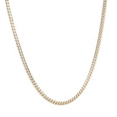 Cuban Link Chain 10kt YG 33.6gr 3.9mm 28" CH000588