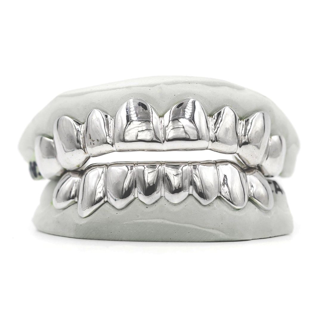 Solid .925 Sterling Silver Grillz