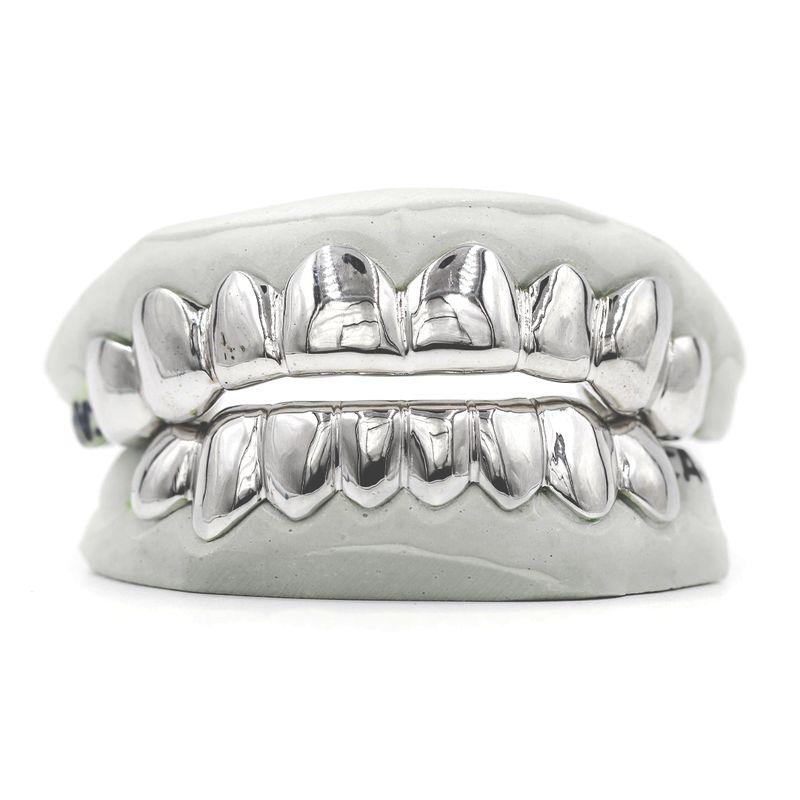 Solid .925 Sterling Silver Grillz