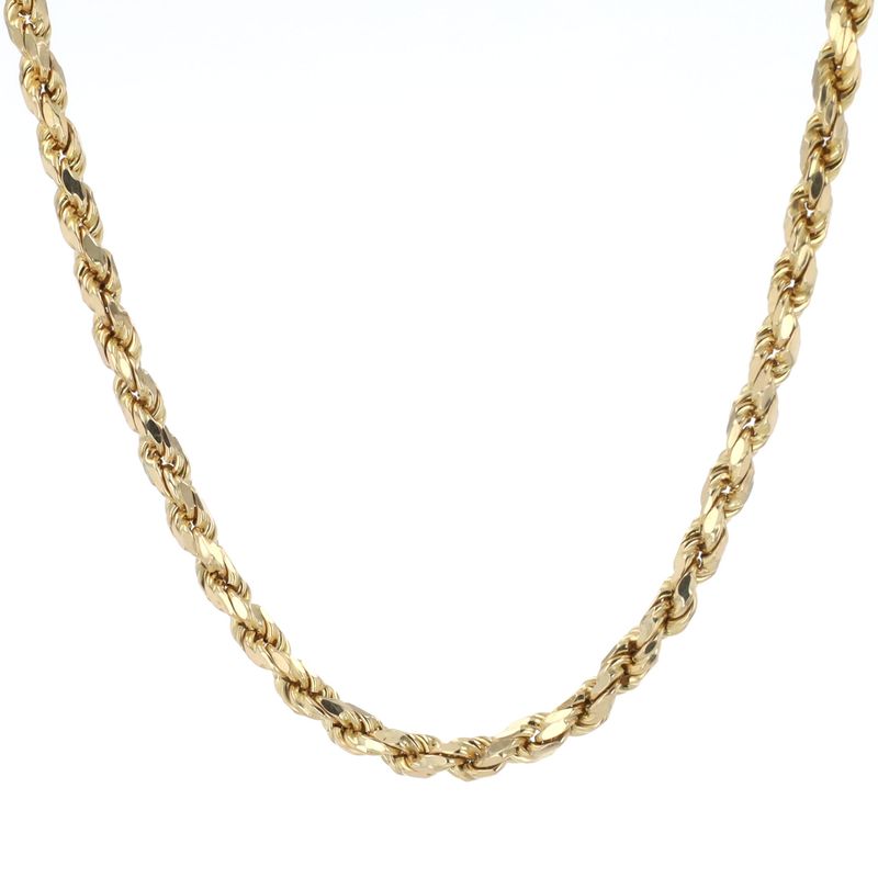 Cashe Rope Chain 10kt YG 13.95gr 21" CH000594
