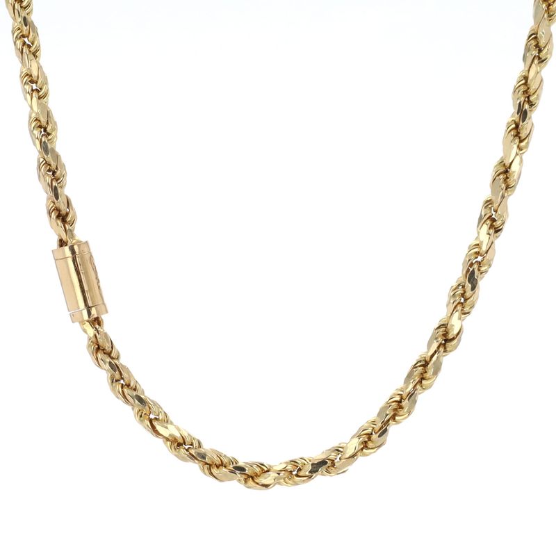 Cashe Rope Chain 10kt YG 13.95gr 21" CH000594