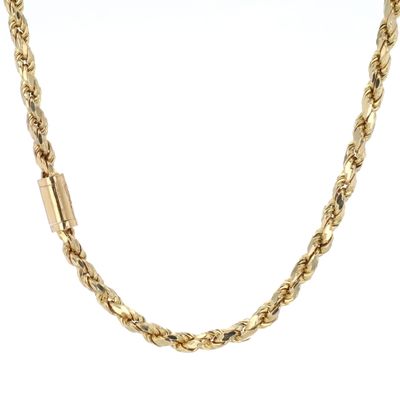 Cashe Rope Chain 10kt YG 13.95gr 21" CH000594
