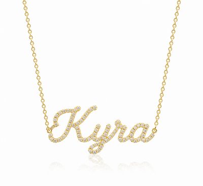 Diamond Name Necklace