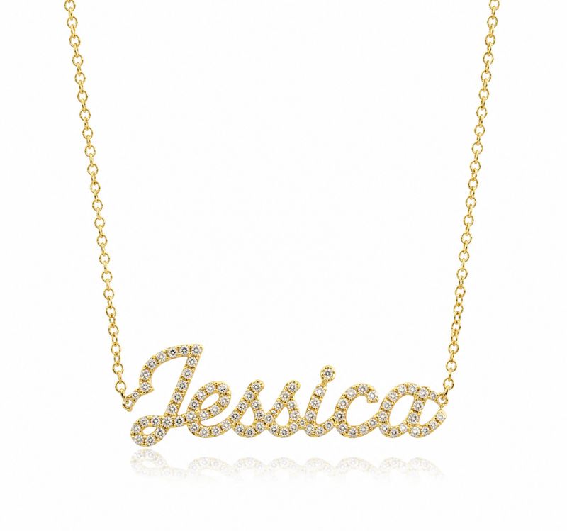 Diamond Name Necklace