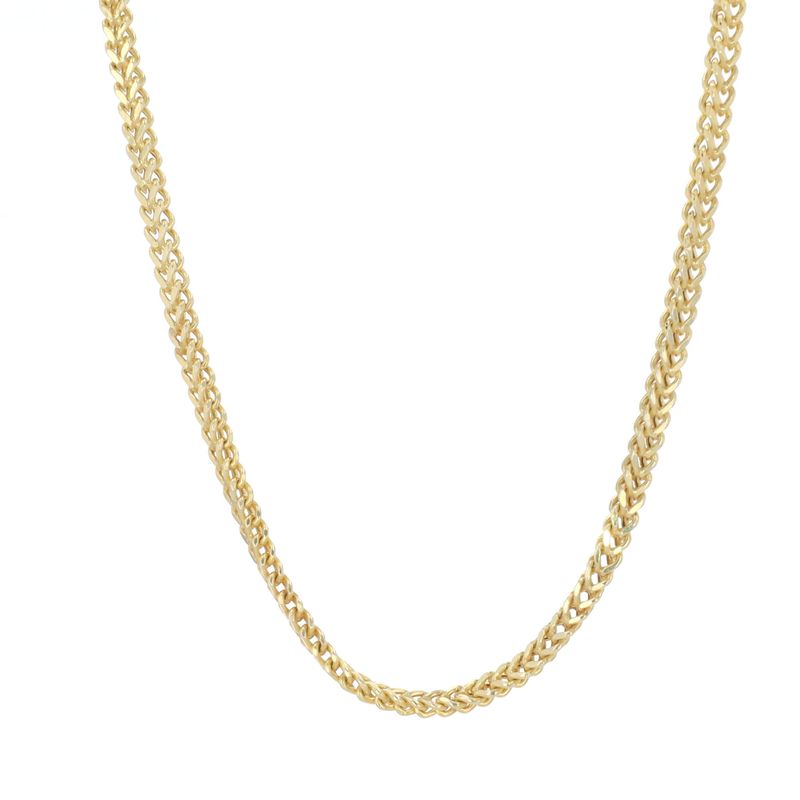 Box Franco Chain Sterling Silver Plated 2.5mm 26" SFC001