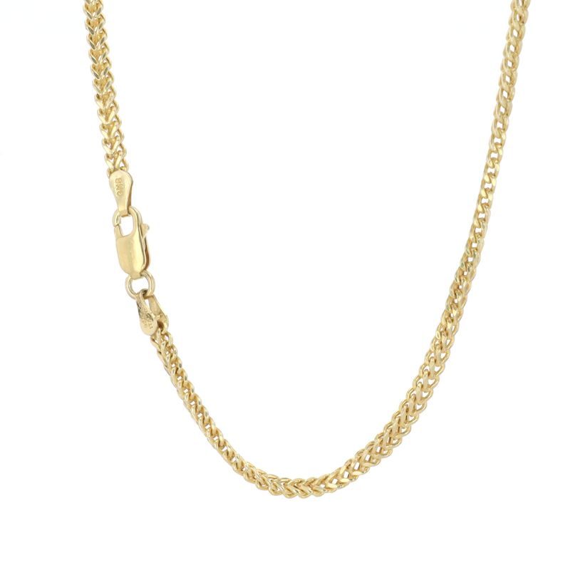 Box Franco Chain Sterling Silver Plated 2.5mm 26" SFC001