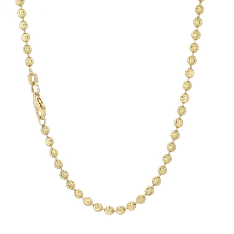 Moon Cut Chain Sterling Silver Plated 14gr 26" SFC003
