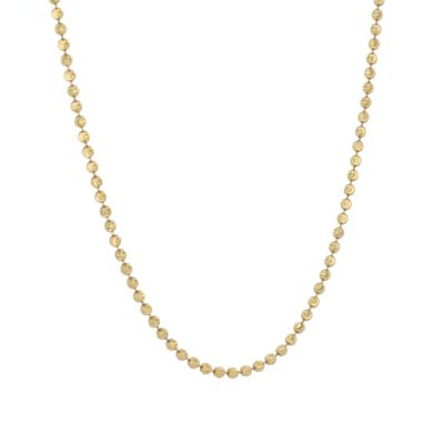 Moon Cut Chain Sterling Silver 2mm 26" SFC002