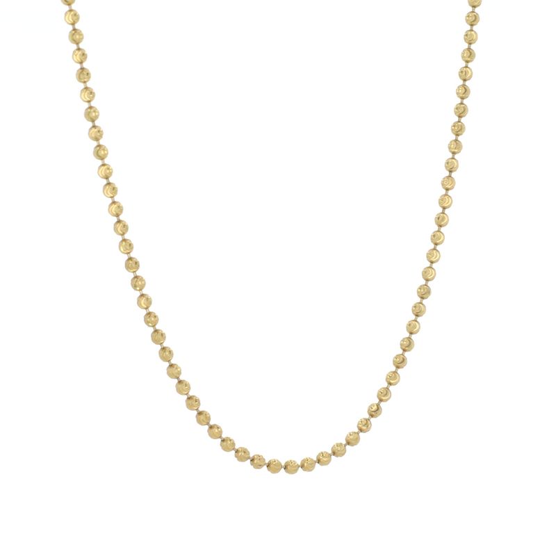 Moon Cut Chain Sterling Silver 2mm 26" SFC002