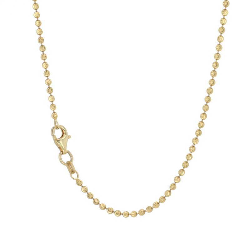 Moon Cut Chain Sterling Silver 2mm 26" SFC002