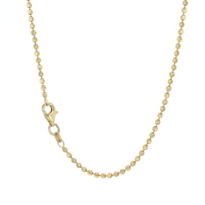 Moon Cut Chain Sterling Silver 2mm 26" SFC002