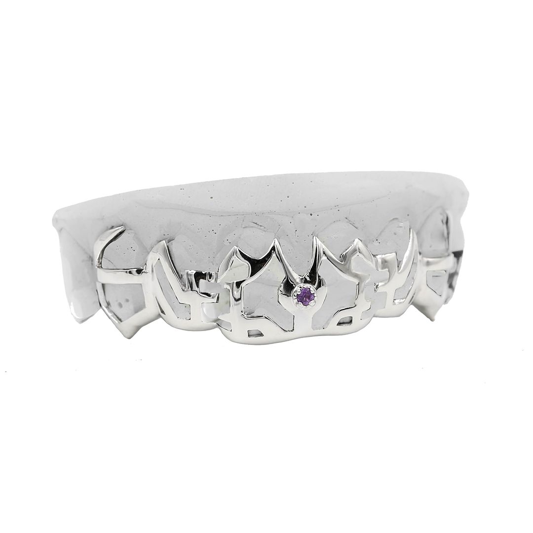 6 Pack Amethyst Medallion Grillz