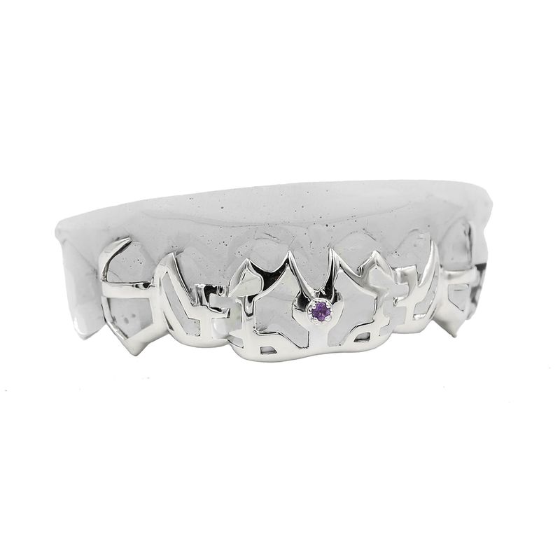 6 Pack Amethyst Medallion Grillz