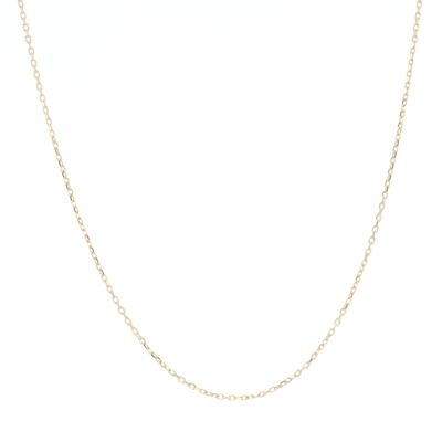 Mirco Cable Chain 14kt YG 1.19gr 16" 0.8mm CH000599