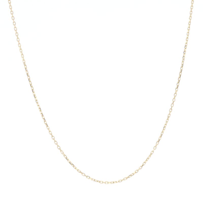 Mirco Cable Chain 14kt YG 1.19gr 16" 0.8mm CH000599