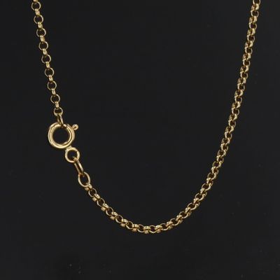 Rolo Chain 18kt YG 6.1gr 18" 2mm CH000597