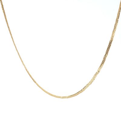 Curb Chain 18kt YG 9.17gr 18" 2.5mm CH000550