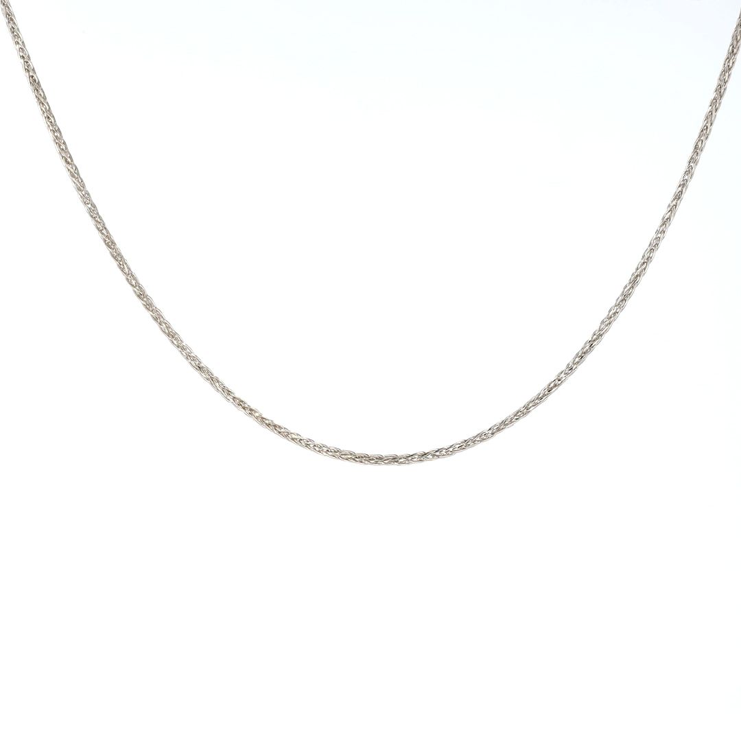 Wheat Chain 18kt WG 6.03gr 16" 1.6mm CH000551
