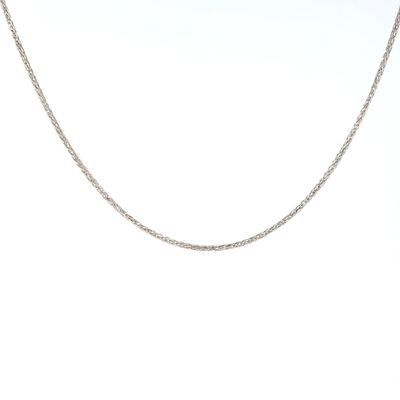 Wheat Chain 18kt WG 6.03gr 16" 1.6mm CH000551