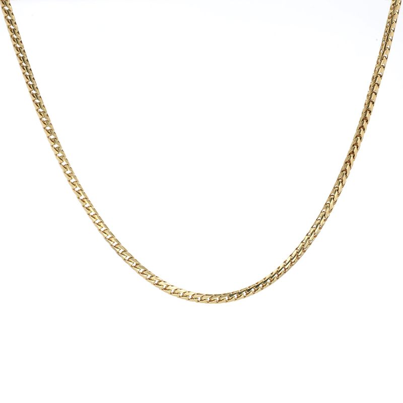 Solid Franco Chain 10kt YG 28.4gr 3.1mm 24" CH000607