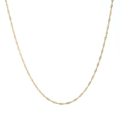 Singapore Chain 10kt YG 3.6gr 20" 2mm CH000609