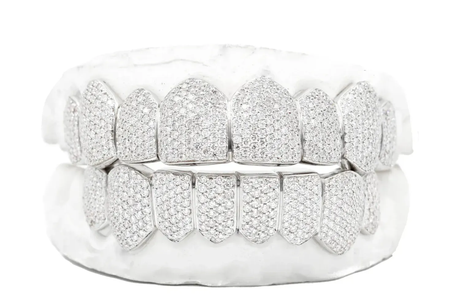 Honeycomb VVS+ Natural Flower Set Grillz