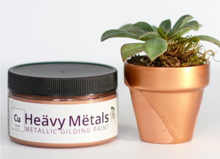 Heavy Metals Metallic Gilding Paint, Bronze, 4oz