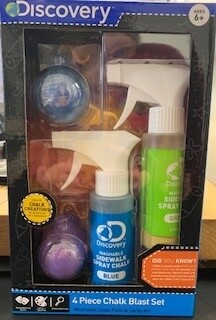 Discovery Kids 4 Piece Chalk Blast Set B/G