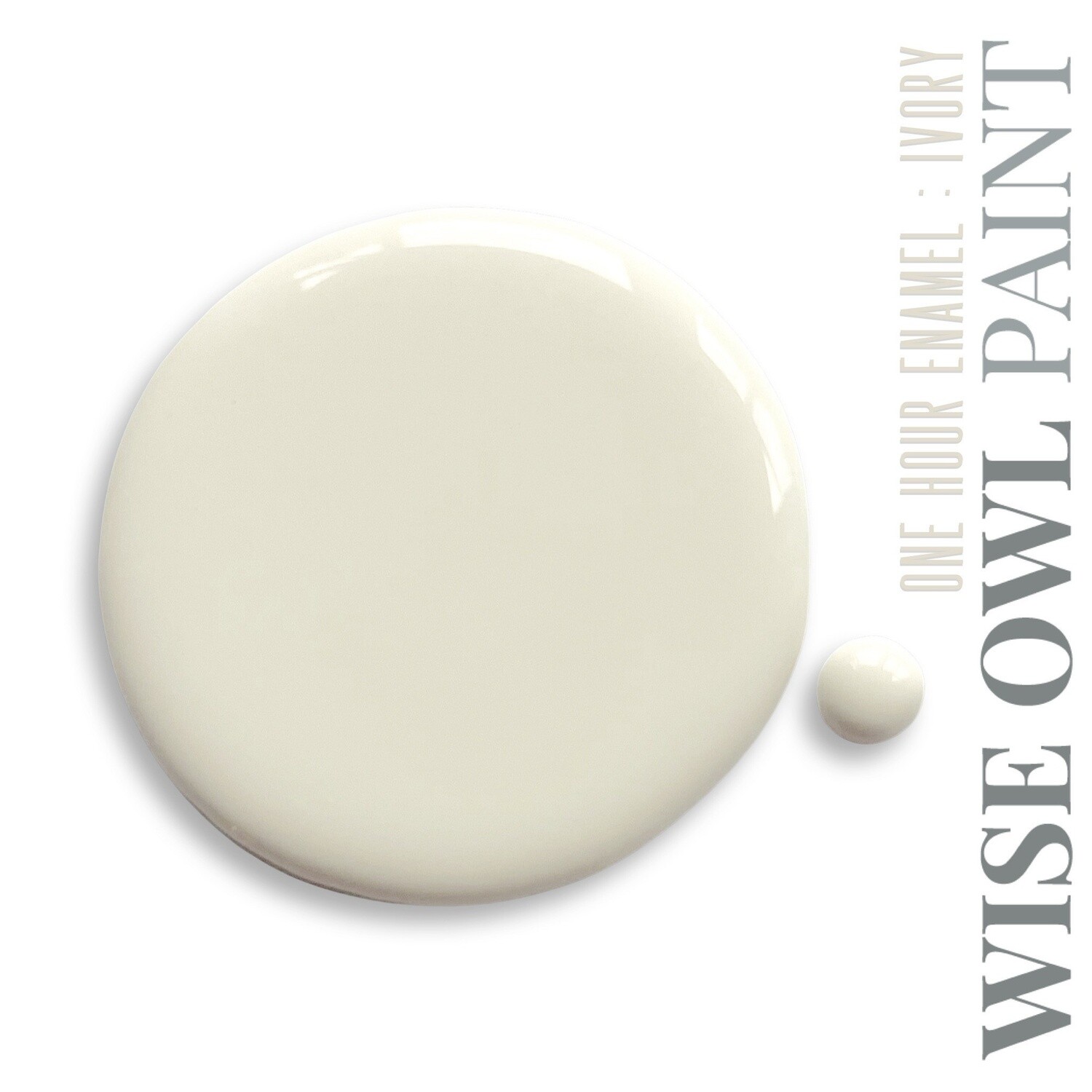 One Hour Enamel Paint, Quart, Ivory
