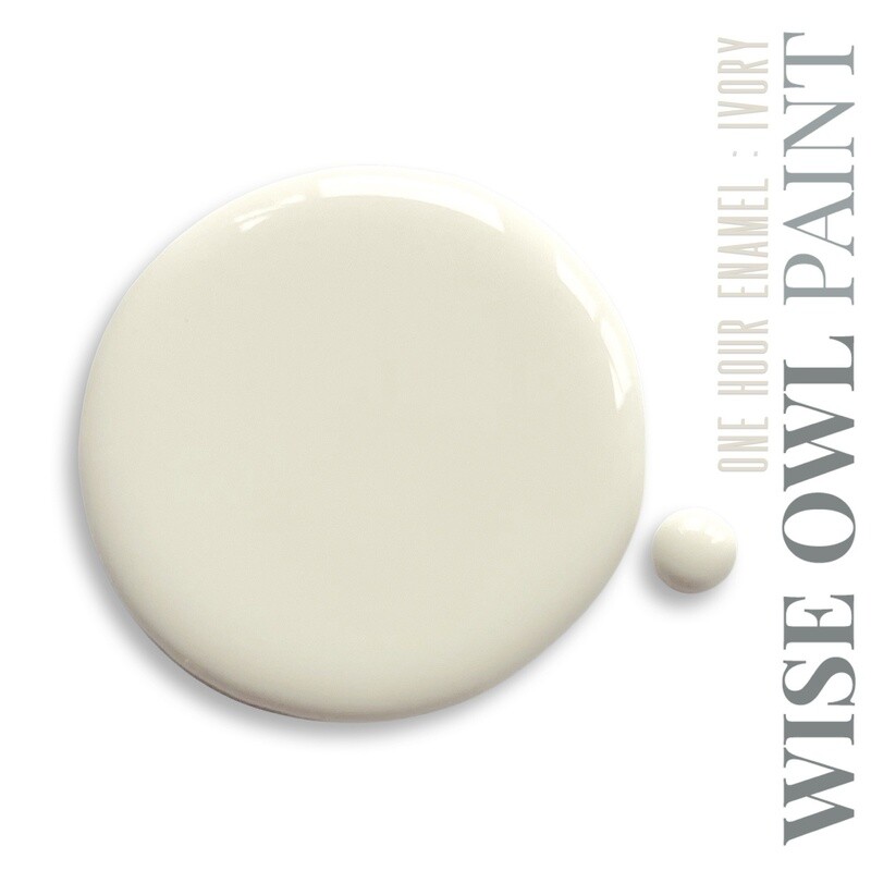 One Hour Enamel Paint, Quart, Ivory