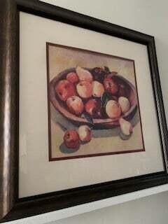 Bowl of Fruit Artwork 36&quot; x 36&quot;