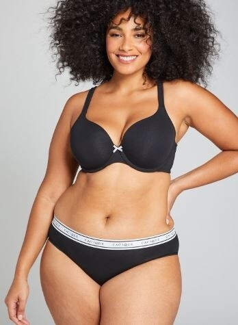 Cacique Cotton Hipster Panty with Wide Waistband sz 14/16