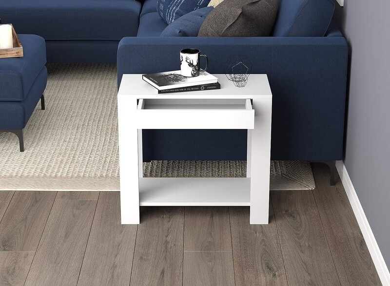 Safdie &amp; Co. Accent Table With Drawer - White