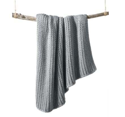 Charter Club Damask Designs Chunky Throw, Grey
