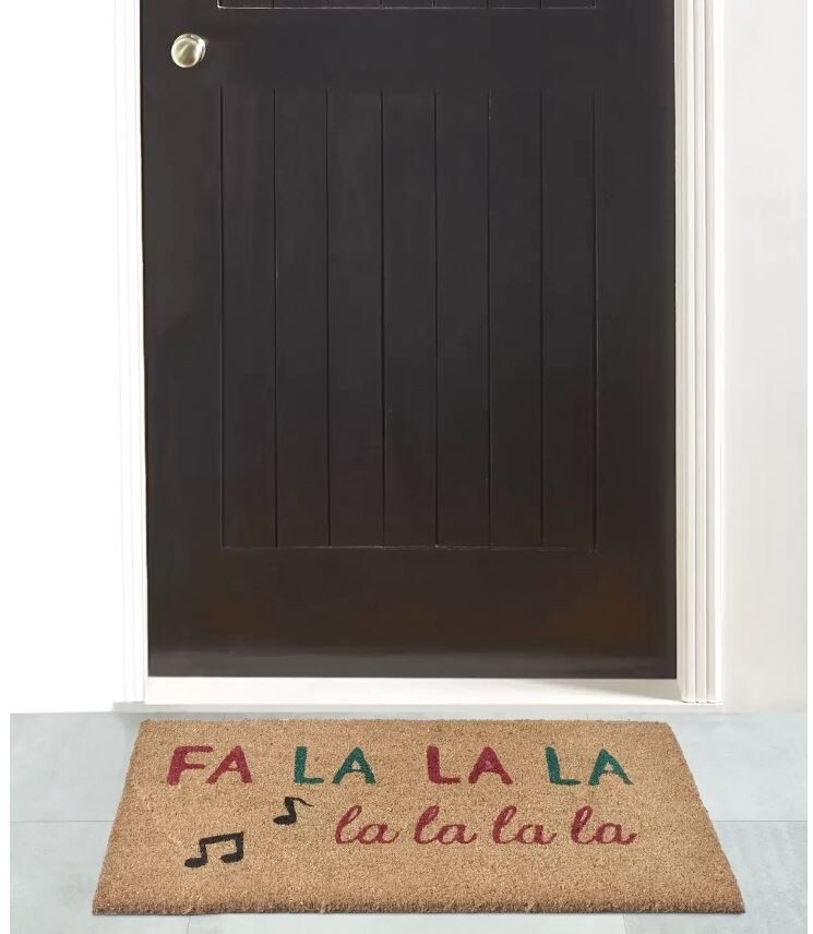 Fa La La Coir Doormat Bedding, 18×13