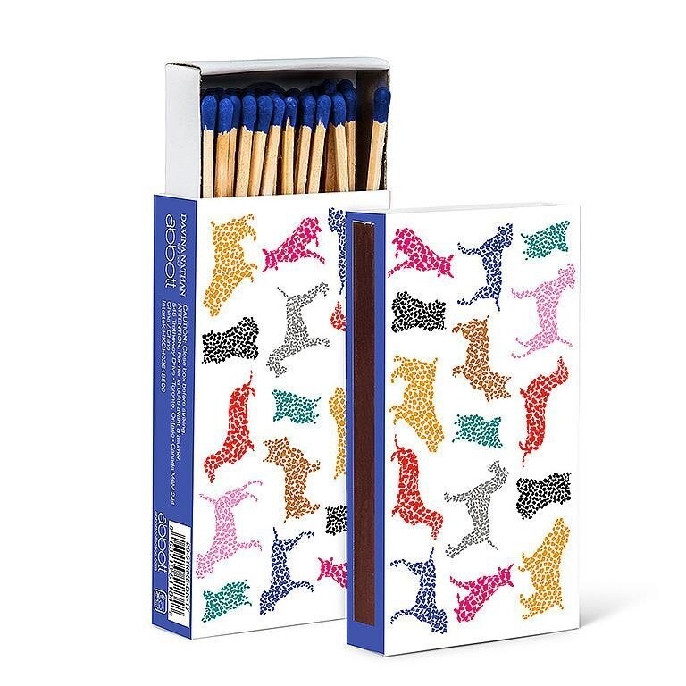 Abbott Colorful Dogs Matches. 45 Sticks