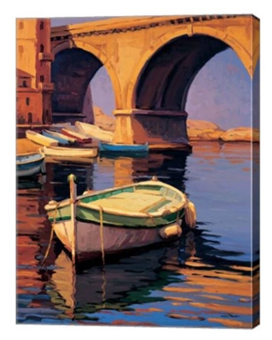 Reflejos de Marsella I Canvas Print by Kiku Poch