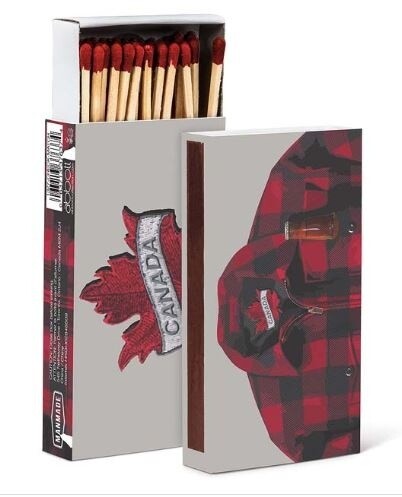 Abbott Red &amp; Black Buffalo Plaid &#39;Canada&#39; Jacket 45-Stick Matchbox