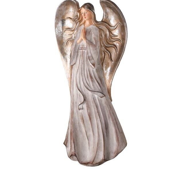 Holiday Memories 20&quot; Resin Praying Flowing Angel