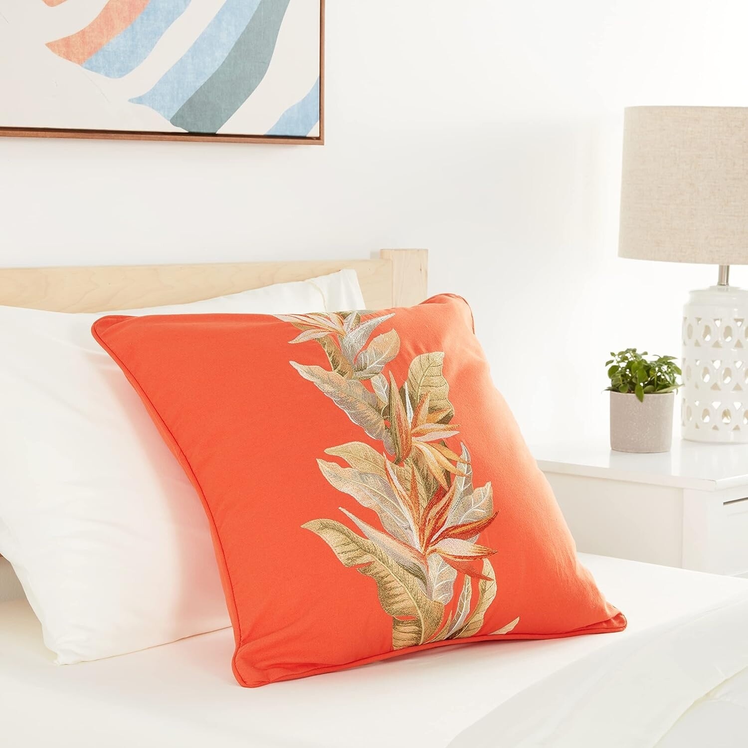 Tommy Bahama Birds of Paradise Collection Throw Pillow
