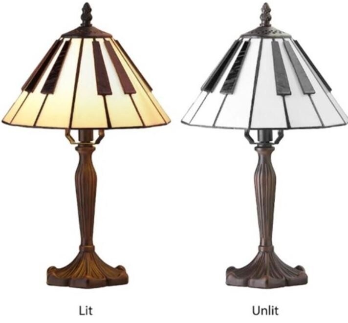 Tiffany Style Piano Lamp