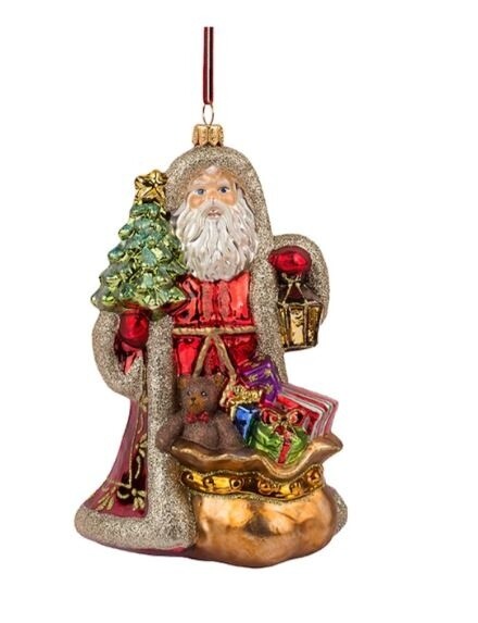 Huras Family Splendid Santa Ornament
