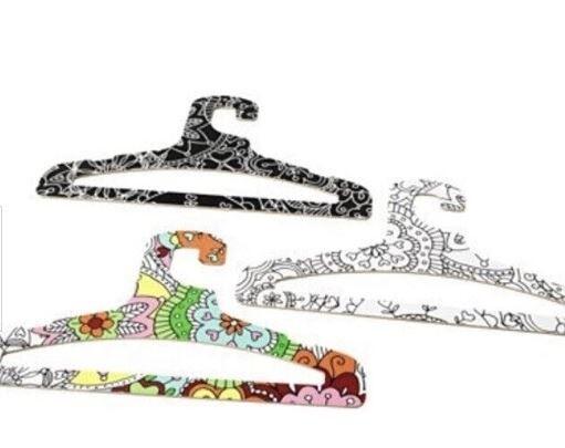 IKEA VANSKAPLIG 3 Pack Colorful Cardboard Clothes Hangers