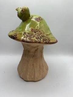 Urban Trends Collection Ceramic Mushroom Figurine 7&quot;