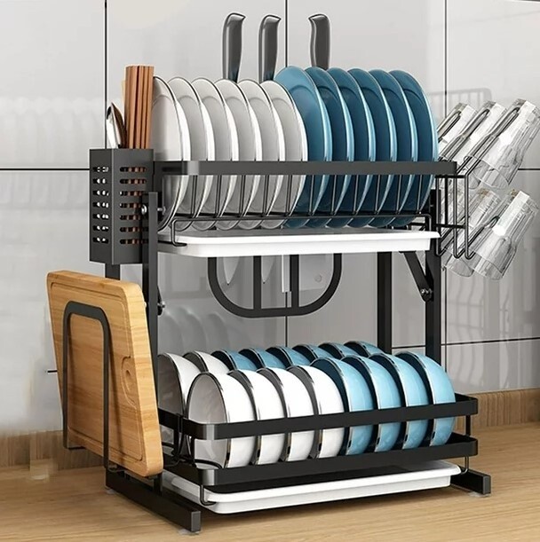 Supfirm Wall Mounted Stainless Steel Dish Drainer Rack
